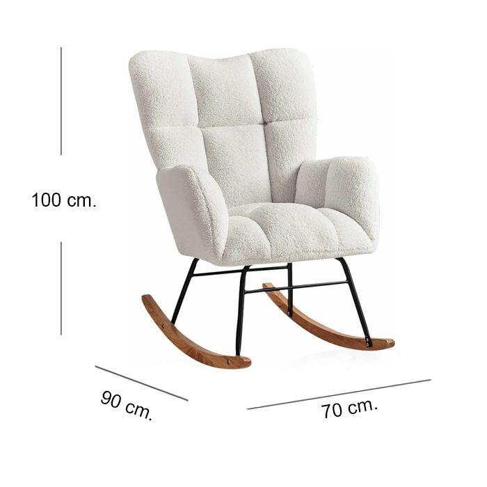 Mecedora Silla descanso White Strong-5