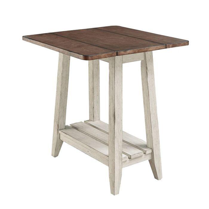 Mesa Lateral Auxiliar Mariposa Old White-2