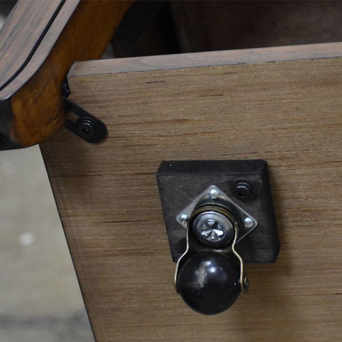 Mesa Centro Fija con Cajones y Ruedas Arlington-5