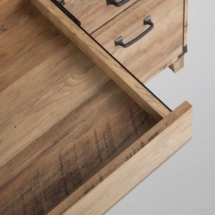 Escritorio 1.5 Mt. con 5 Cajones Rustic OAK-4