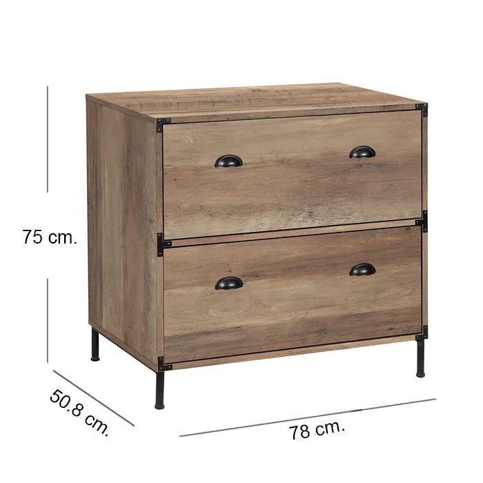 Cómoda Cajonera KX Walnut-6