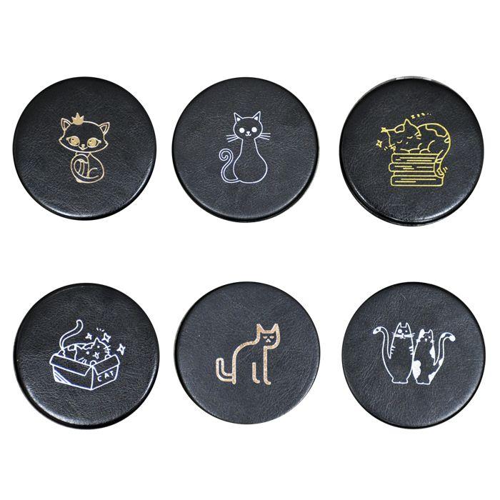 Espejo Cartera Circle Cats-4