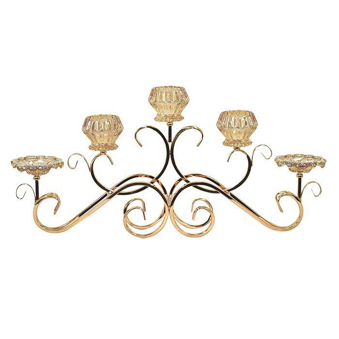 CANDELABRO EURO ART GOLD EDITION-1