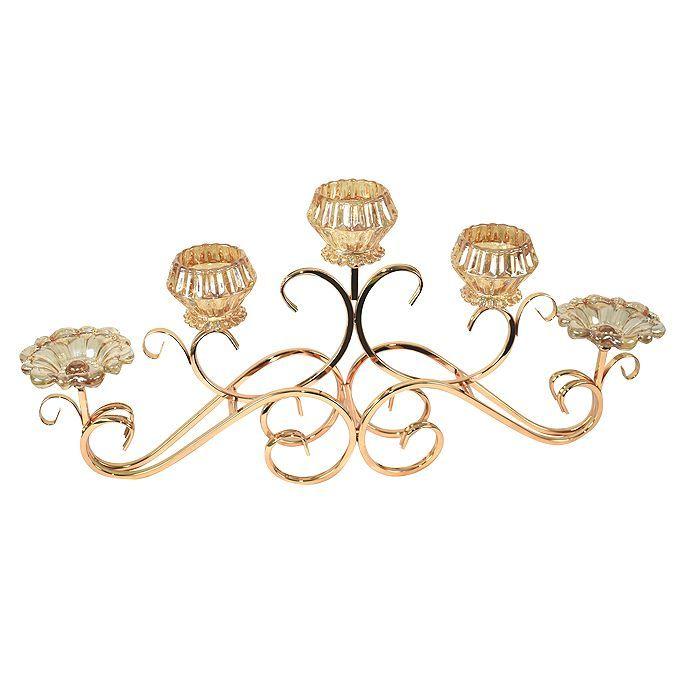 CANDELABRO EURO ART GOLD EDITION-2