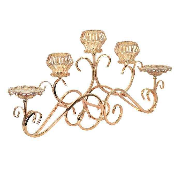CANDELABRO EURO ART GOLD EDITION-0