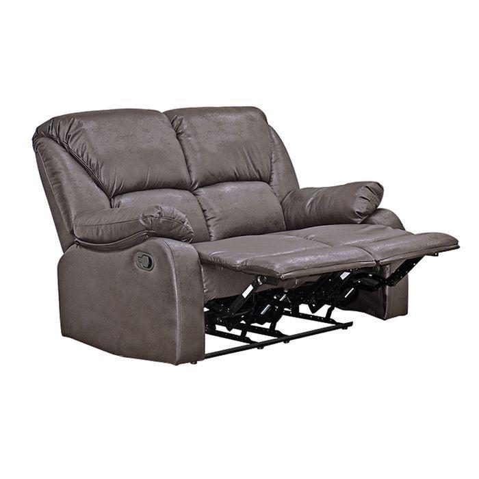 Sofá Reclinable 2 Cuerpo Frankfurt Brown-2