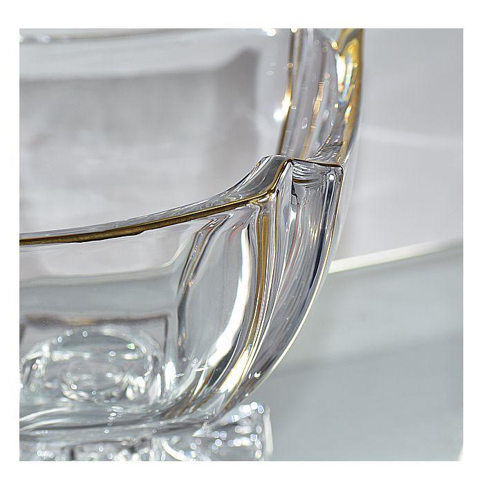Centro de Mesa con Pie Frederick Gold 21 cm-3