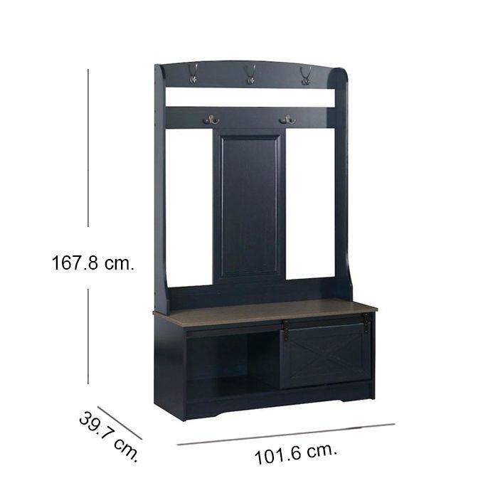 Aparador Perchero Antique Black-5