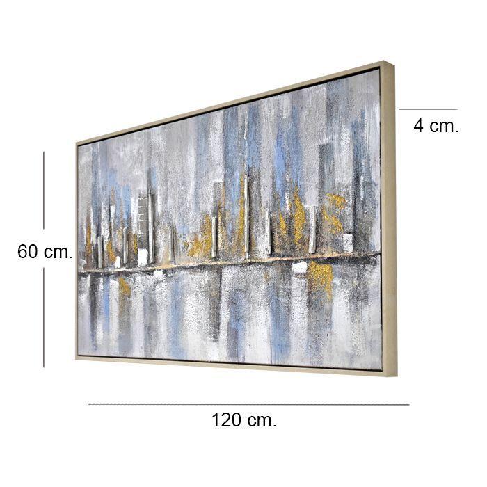 Cuadro Ciudad Abstracta 120 x 60-4