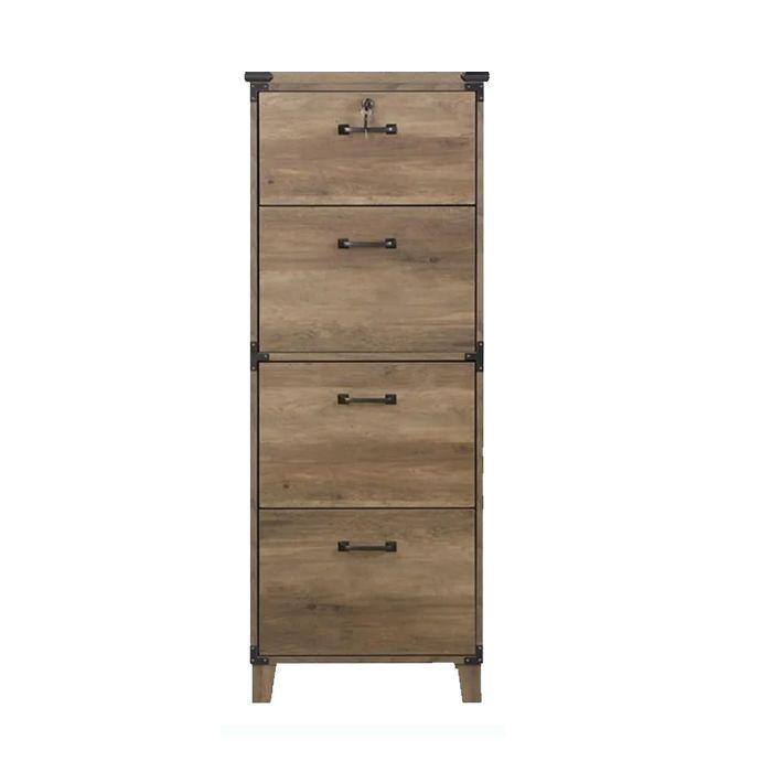 Cajonera Kardex 4 Cajones Rustik OAK Line-3