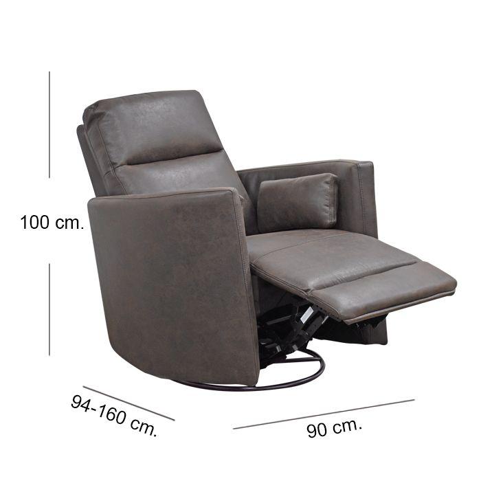 Reclinable Giratorio Kennedy Café-5