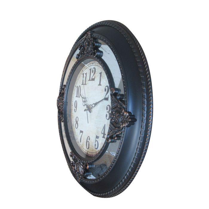 RELOJ PARED CLASSIC MIRROR BROWN (63 x 5 x 63 cm)-1