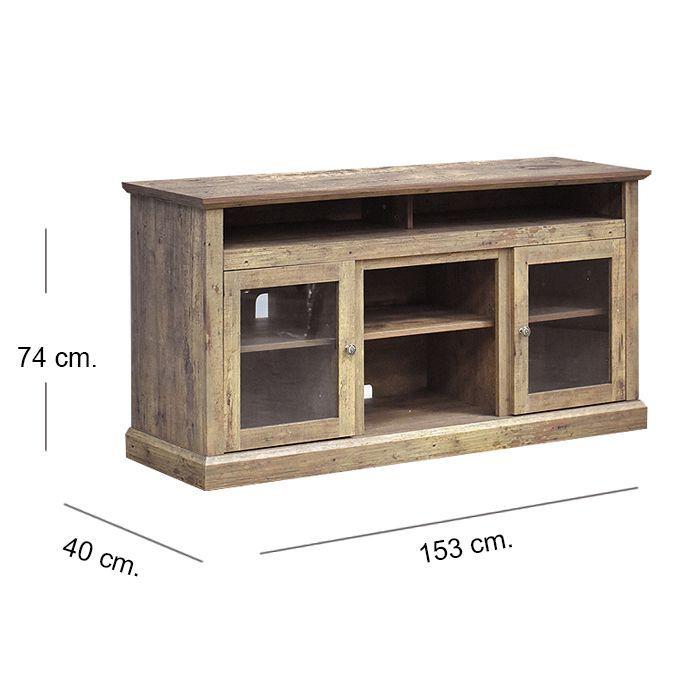 Rack Para Tv 55" Canelo Wood-6