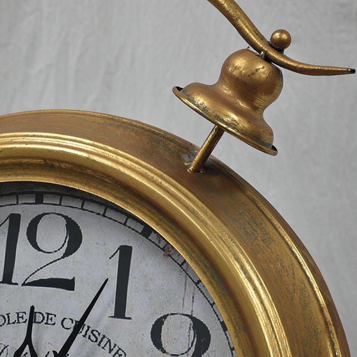 Reloj Gold Leather Sobremesa Luxe Collection-5