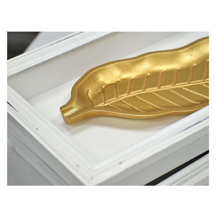 Cuadro Tríptico Hojas Madera 3 Pcs.-3