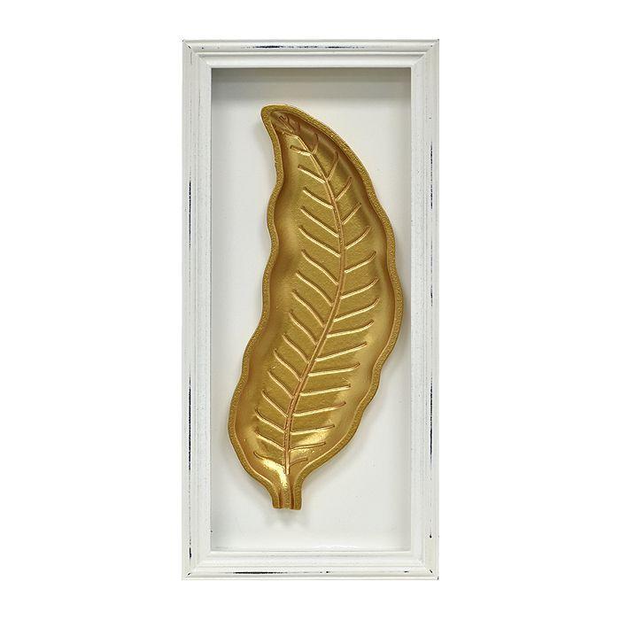 Cuadro Tríptico Hojas Madera 3 Pcs.-5