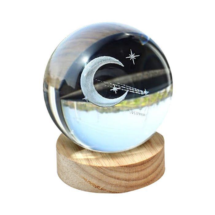 Esfera Cristal USB Luna-1