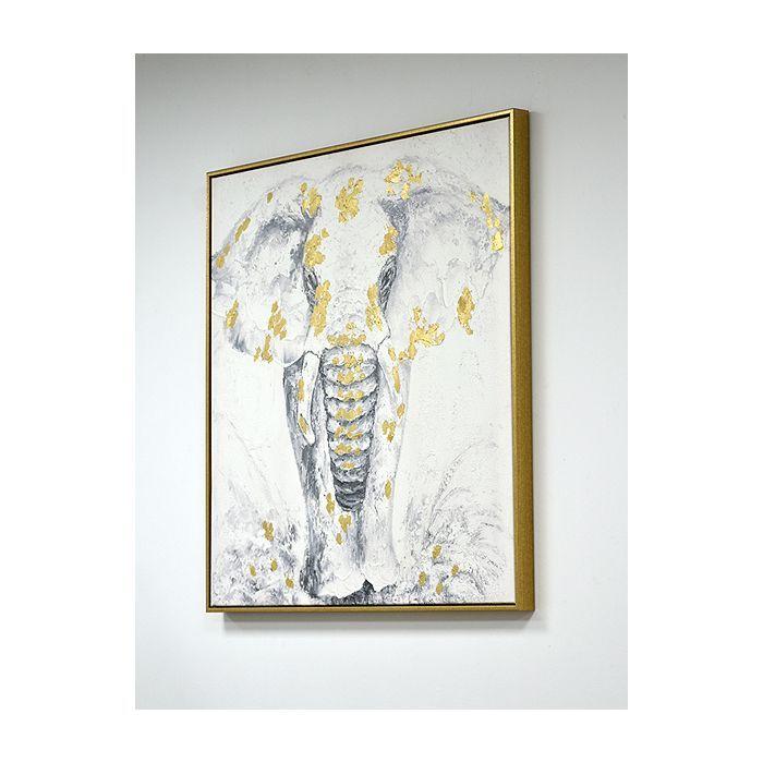 Cuadro Elefante a Casa 80 x 80-2