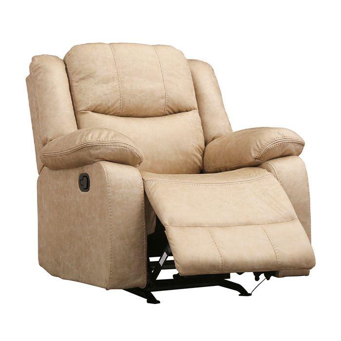Bergere Reclinable Mecedora Beige Smoke-4
