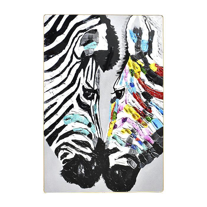Cuadro Amor de Cebras Bright 60×90-0