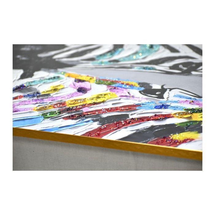 Cuadro Amor de Cebras Bright 60×90-3