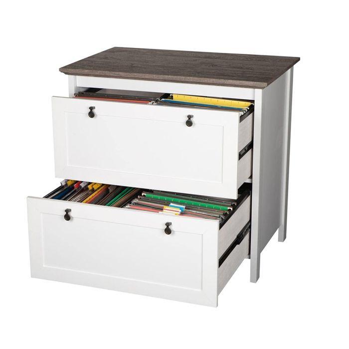 Cajonera Cómoda Kardex White Gray OAK-2