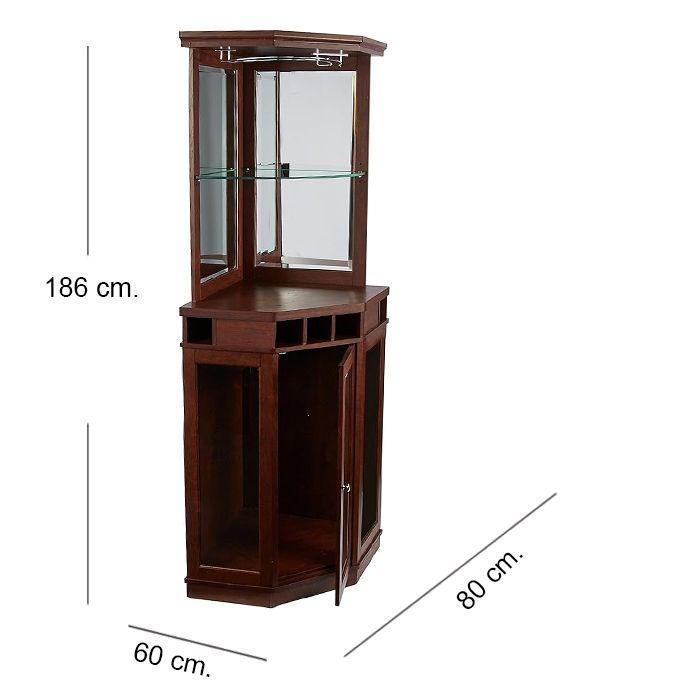 Vitrina Esquinero Dark Brown-4