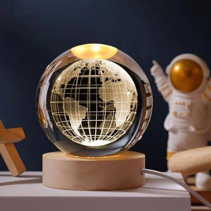 Esfera Cristal USB Mundo-0