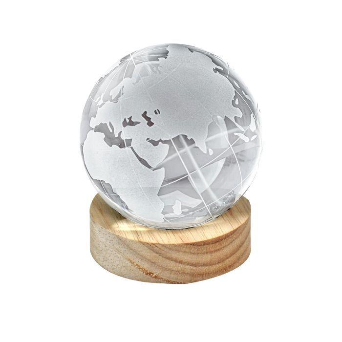 Esfera Cristal USB Mundo-1