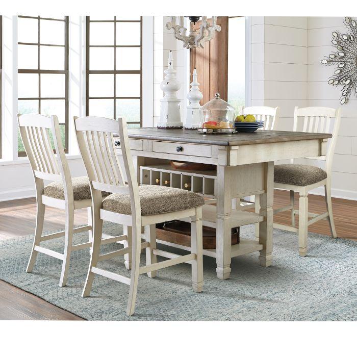 Juego de Comedor Tipo Isla 4 Taburetes Vermont-3