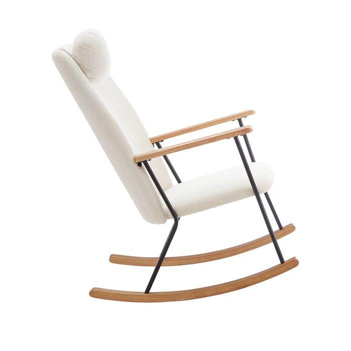 Mecedora Silla Escritorio White-2
