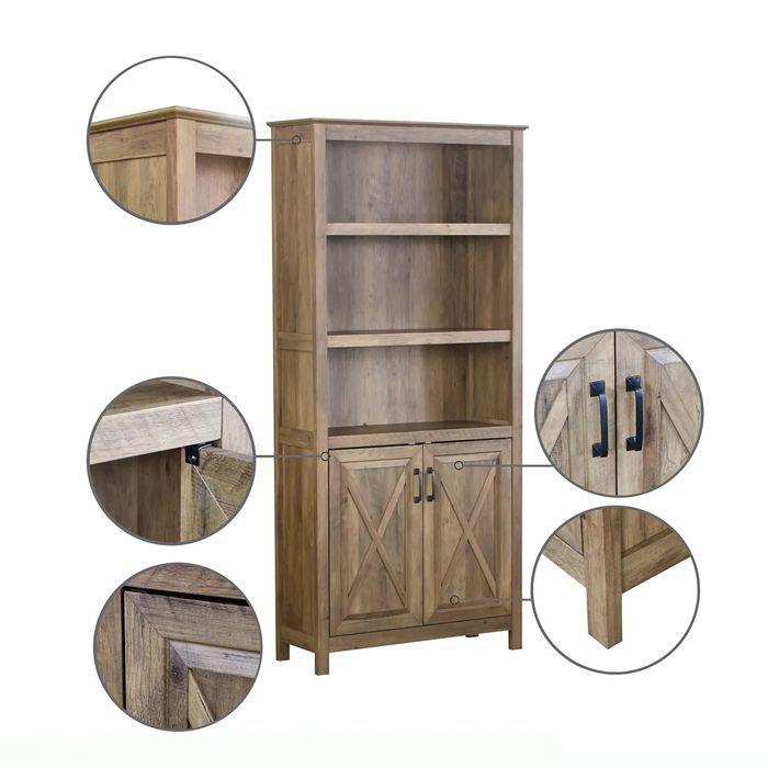 Vitrina 2 Puertas Rustic OAK-4