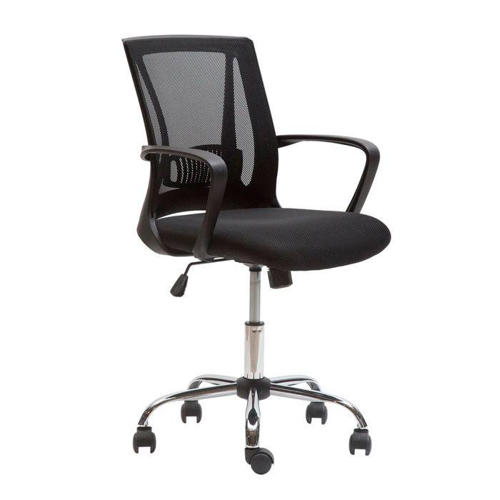 SILLA ROY NEGRA RESPALDO MALLA-0