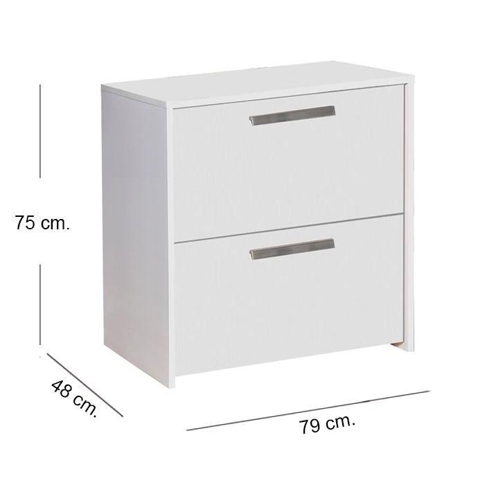 Cajonera Cómoda Kardex White Grain-3
