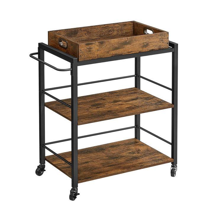 Carrito Bar Walnut XL-3