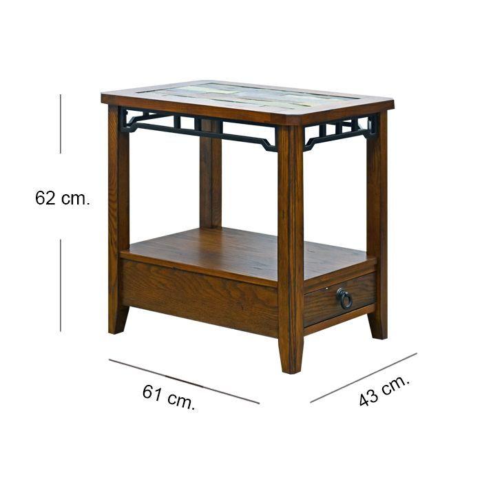 Mesa Lateral Rustic VELADOR PEQUEÑO-3