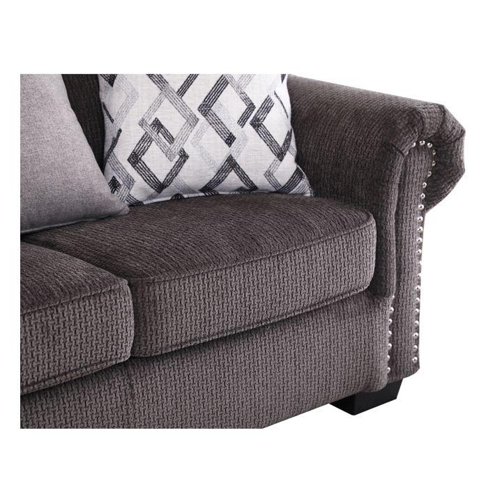 Sofá 2 Cuerpos Casey Gray (175 x 95 x 90 cm)-4