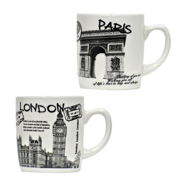 Set Tazones Paris 6 Unidades-2