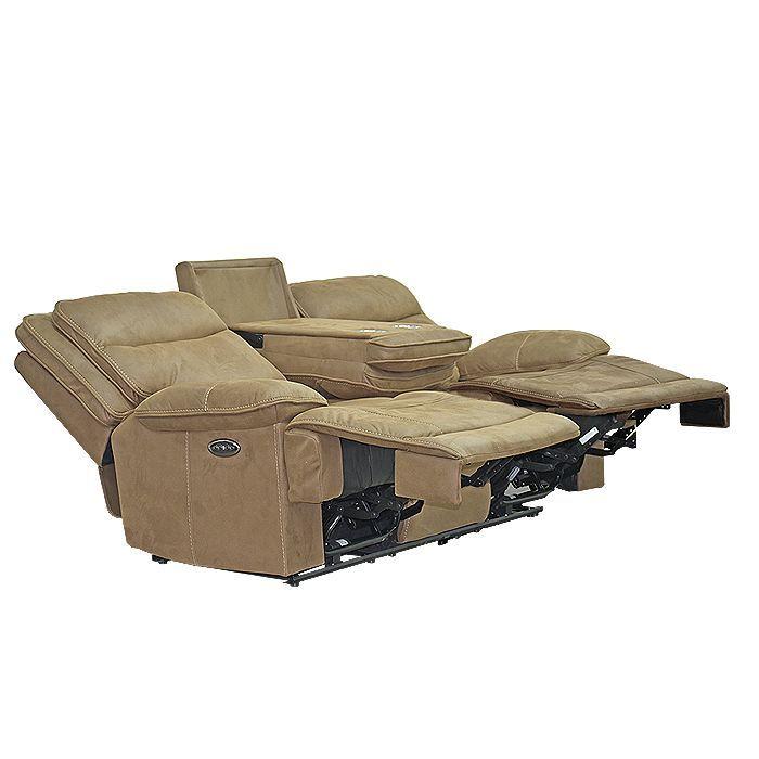 Sofá Reclinable Eléctrico 3 Cuerpos con Consola Regal-7