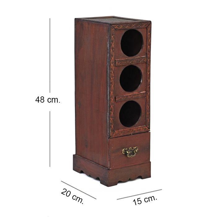 Cava 3 Botellas Clasic de Madera-4