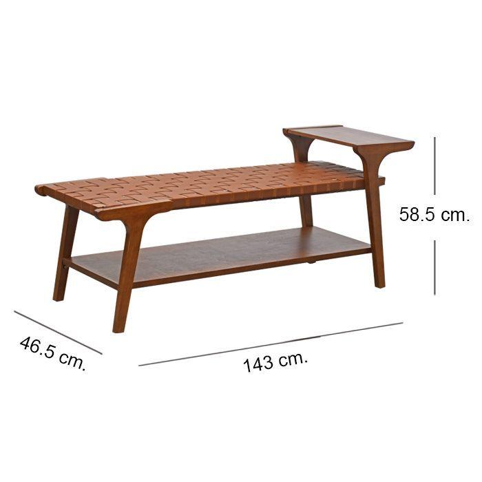 Banqueta Leather Coffe-4