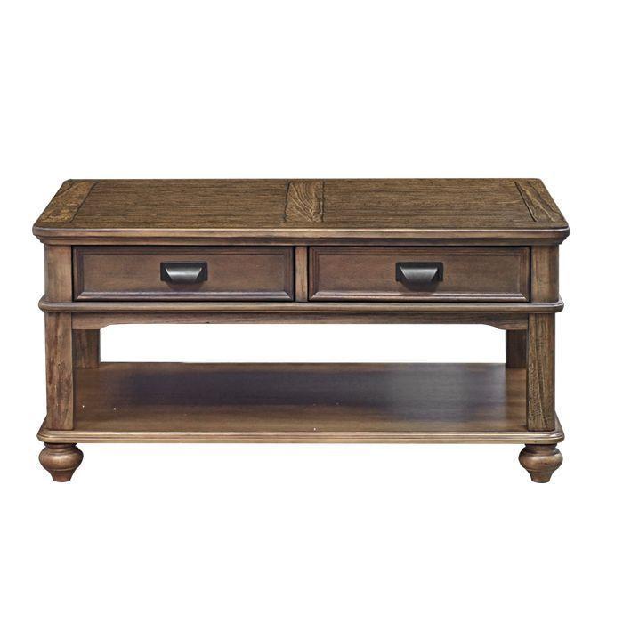 Mesa de Centro Flynter Antique Brown-4