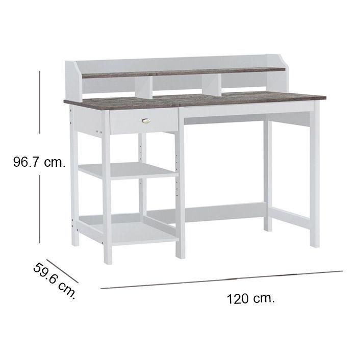 Escritorio 1.2 Mt. White OAK Line-4
