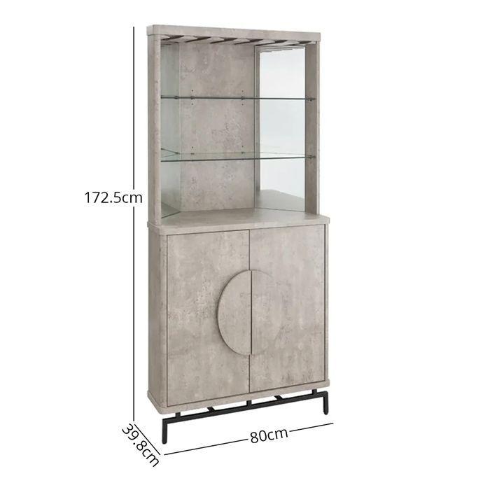 Vitrina Bar American Concret-4