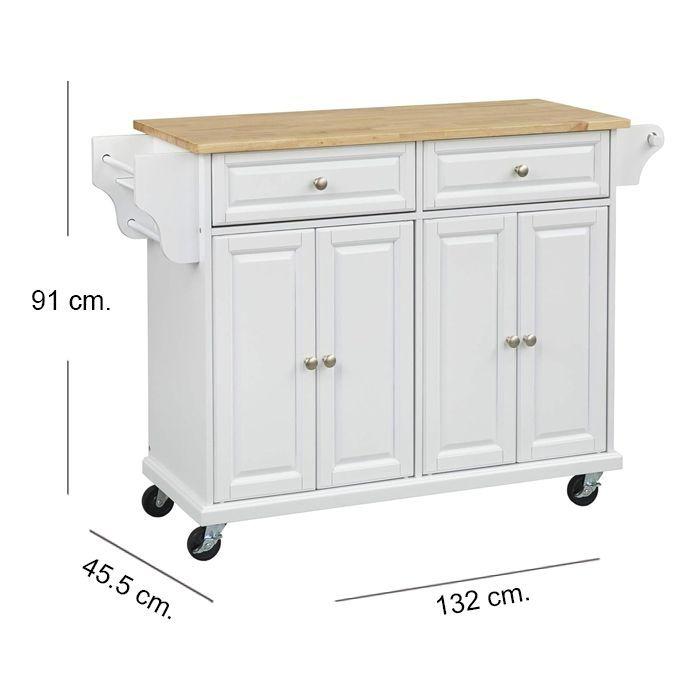 Isla Buffet de Cocina White-7