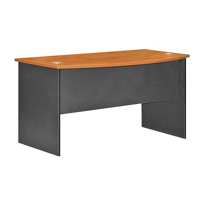 ESCRITORIO CURVO 160 PERAL / GRAFITO (160 x 75 x 75 cm)-2
