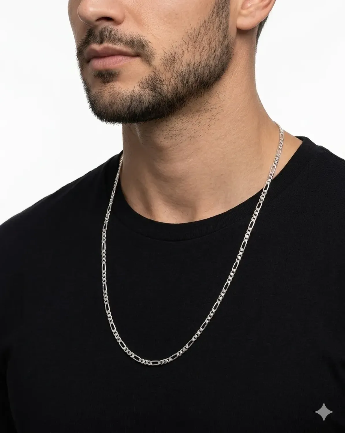 Cadena De Plata 925 Para Hombre-2