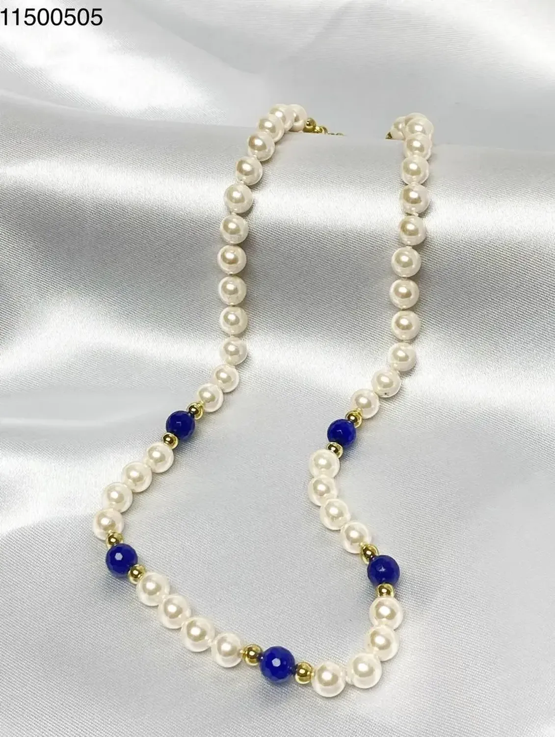 Collar Mallorca Mix De Perlas Y Bolitas Bañadas En Oro 50cm Multicolor-1