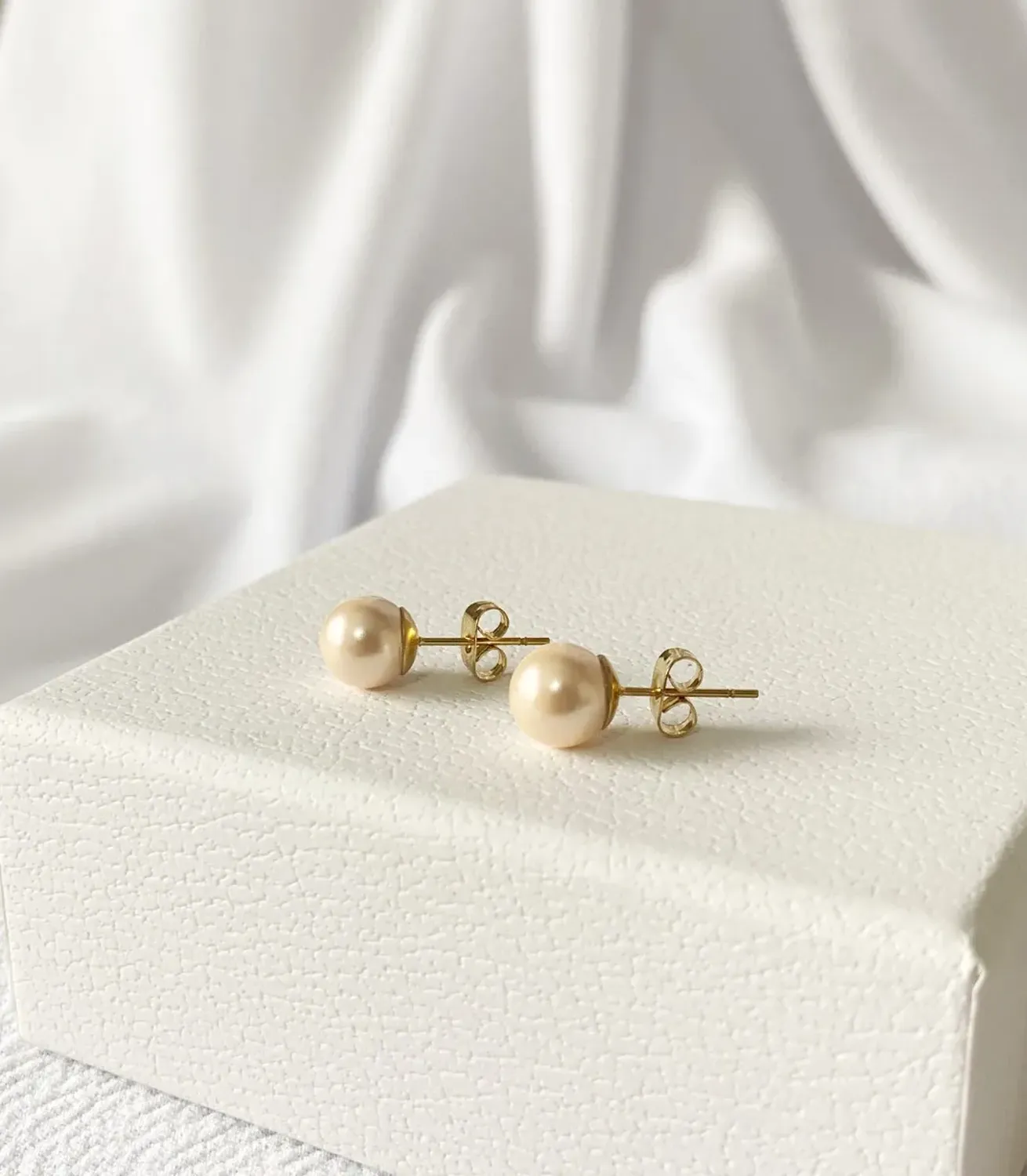 Conjunto Mallorca Perla Clásica Collar,pulsera Y Aros 8mm-8