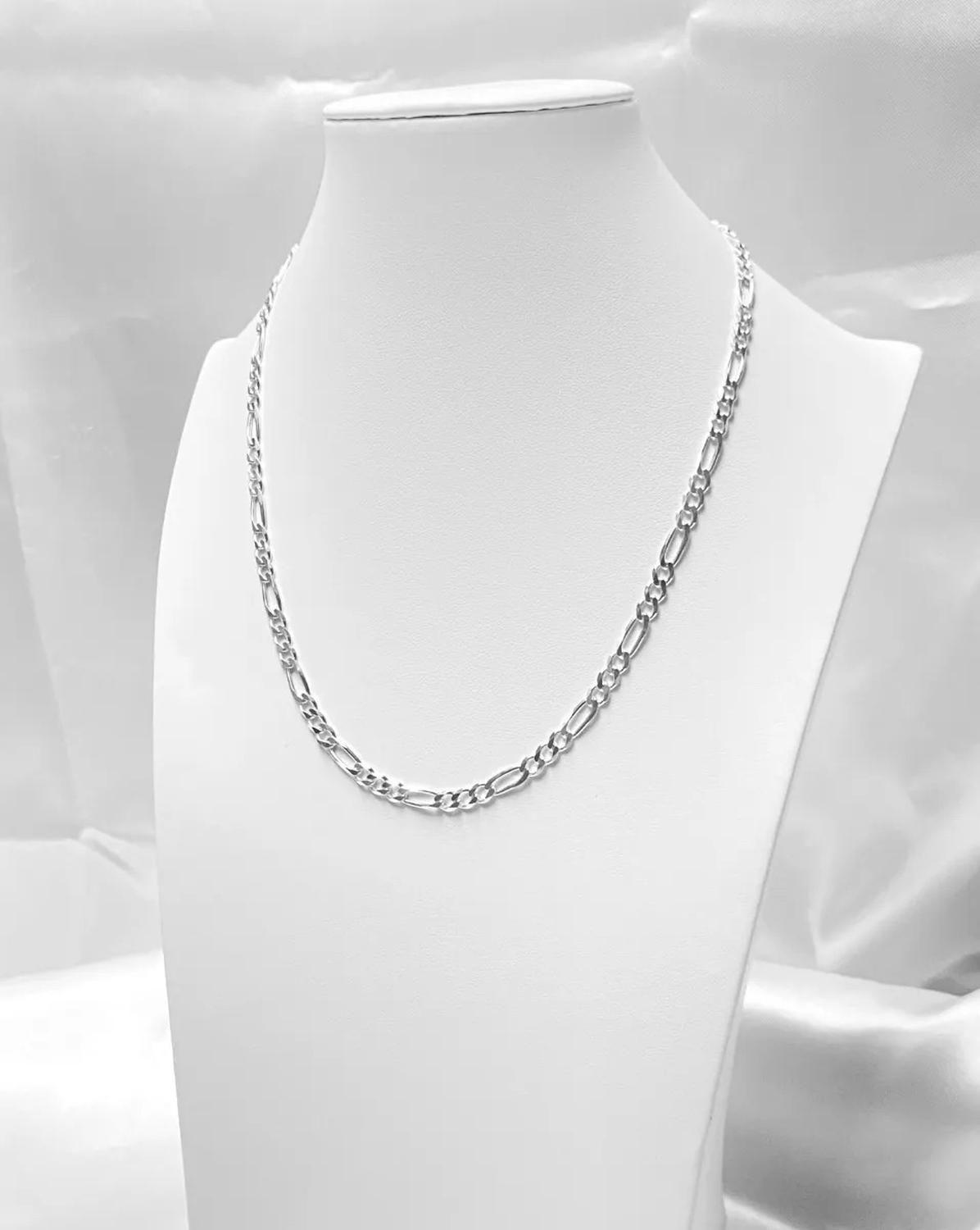 Cadena De Plata 925 Para Hombre Plateado-1